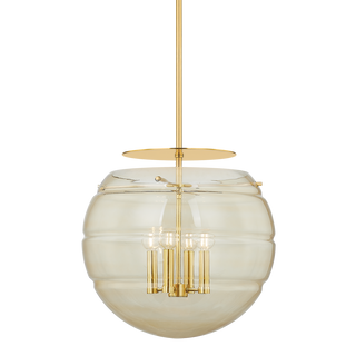 GILL PENDANT with AGED BRASS Finish