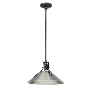 Henry Medium Steel Shade Pendant Black / Sterling / MULTIPLE