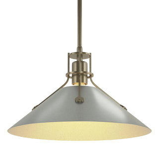 Henry Medium Steel Shade Pendant