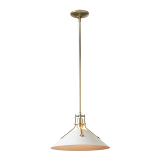 Henry Medium Steel Shade Pendant Modern Brass / White / MULTIPLE