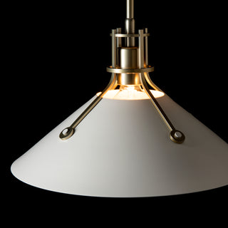 Henry Medium Steel Shade Pendant Modern Brass / White / MULTIPLE