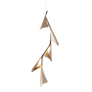 Plume 5-Light LED Pendant Black / Soft Gold / STANDARD