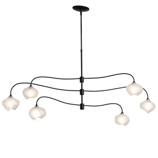 Ume 6-Light Large Pendant Black / Frosted Glass (FD) / MULTIPLE