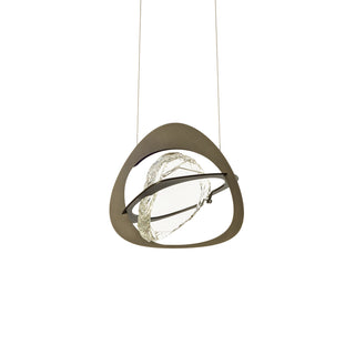 Venn Pendant Dark Smoke / Clear Glass (ZM) / STANDARD