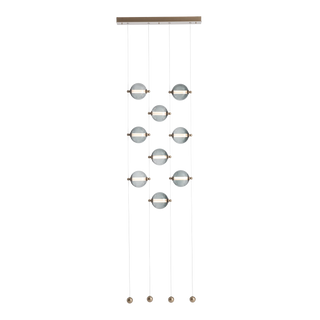 Abacus 9-Light Ceiling-to-Floor LED Pendant