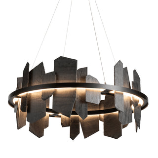 Ardesia Circular LED Pendant Black / Slate / STANDARD