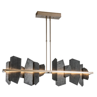 Ardesia Linear LED Pendant Soft Gold / Slate / STANDARD