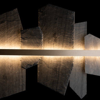 Ardesia Linear LED Pendant Soft Gold / Slate / STANDARD