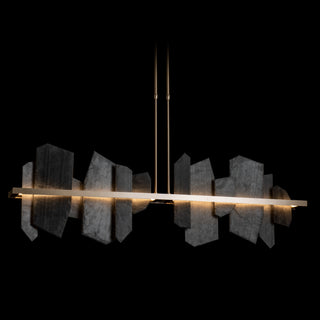 Ardesia Linear LED Pendant Soft Gold / Slate / STANDARD