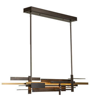 Planar LED Pendant with Accent Dark Smoke / Soft Gold / MULTIPLE