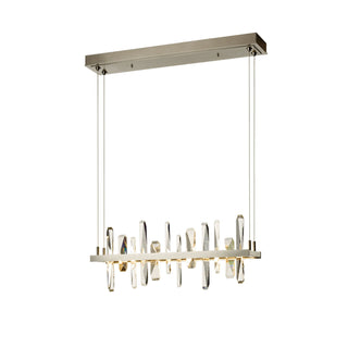 Solitude LED Pendant Vintage Platinum / Crystal / STANDARD