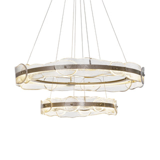 Solstice LED Tiered Pendant Soft Gold / Clear Glass (ZM) / STANDARD