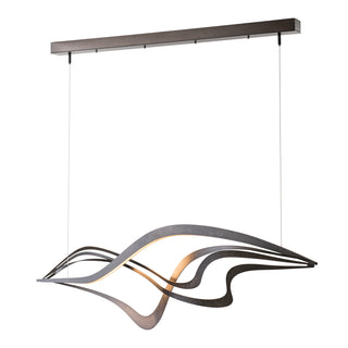 Crossing Waves LED Pendant Dark Smoke / STANDARD