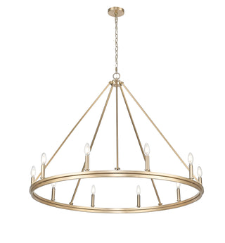 Carruth 1-Light Chandelier Ceiling Light Modern Gold