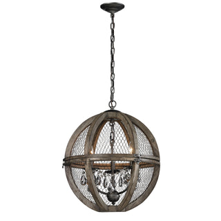 Renaissance Invention 18'' Wide 3-Light Pendant - Weathered Zinc