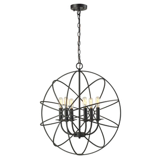 Yardley 23'' Wide 6-Light Chandeliers - Oil Rubbed Bronze