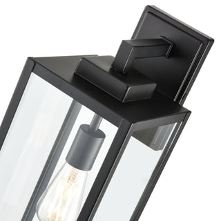 1-Light Outdoor Wall Sconce - Powder Coated Black