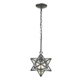 Star 12'' Wide 1-Light Mini Pendant - Oil Rubbed Bronze