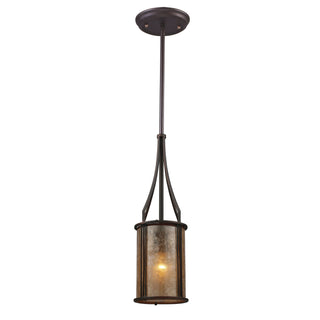 Barringer 6'' Wide 1-Light Mini Pendant - Aged Bronze