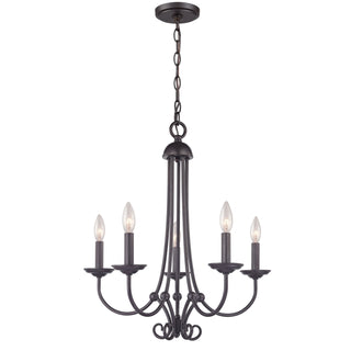 Montgomery 20'' Wide 5-Light Chandeliers - Oil Rubbed Bronze