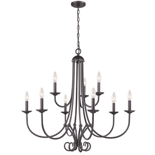 Montgomery 34'' Wide 9-Light Chandeliers - Oil Rubbed Bronze