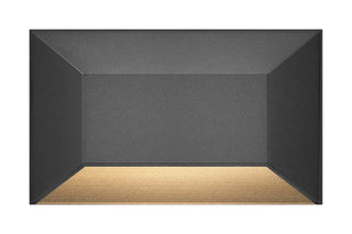 Nuvi 12V Medium Rectangular Deck Sconce In Black Finish