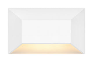 Nuvi 12V Medium Rectangular Deck Sconce In White Finish