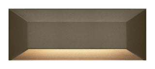 Nuvi 12V Large Rectangular Deck Sconce In Light Bronze Finish