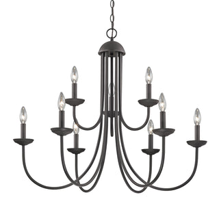 Montgomery 34'' Wide 9-Light Chandeliers - Oil Rubbed Bronze