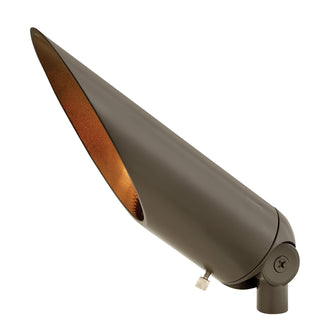 Accent Spot Light 12v MR16 with Long Cowl In Light Bronze Finish