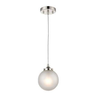 Boudreaux 6'' Wide 1-Light Mini Pendant - Polished Nickel