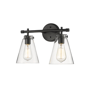 Aliza 2-Light Vanity Matte Black