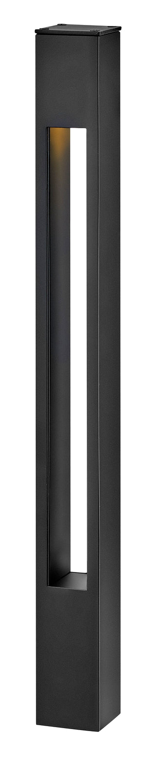 Atlantis 12V Small Square Bollard in Satin Black