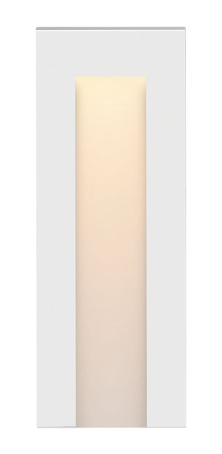 Taper Deck Sconce Tall Vertical In White Finish