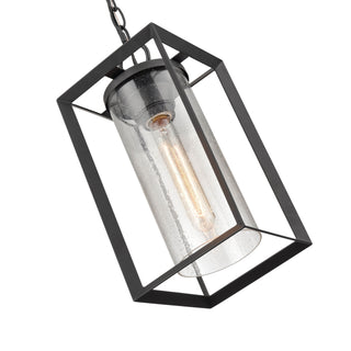 Wheatland 1-Light Outdoor Hanging Lantern Powder Coated Black