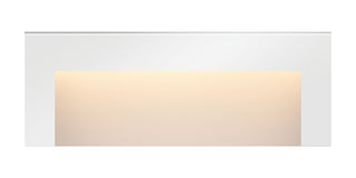 Taper Deck Sconce Wide Horizontal In White Finish