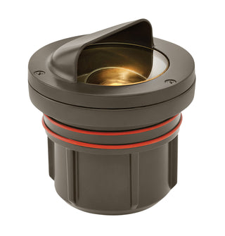 Well Light Variable Output LED 2700K Shielded in Bronze