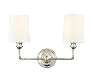 Leena 2-Light Vanity Polished Nickel