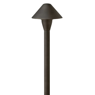 Hardy Island Path Light 12V Mini Classic LED Path Light In Dark Brass Finish