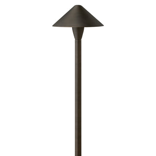 Hardy Island Path Light 12V Large Classic LED Path Light in Brass Satin Black