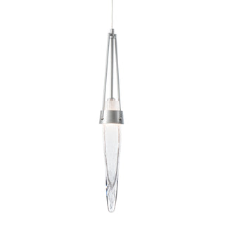 Icicle Mini Pendant Sterling / Clear Bubble Glass (YG) / STANDARD