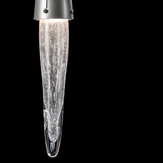 Icicle Mini Pendant Sterling / Clear Bubble Glass (YG) / STANDARD