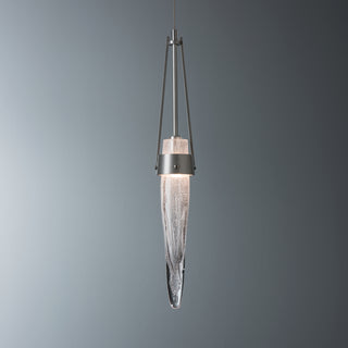 Icicle Mini Pendant Sterling / Clear Bubble Glass (YG) / STANDARD