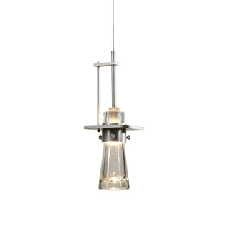 Erlenmeyer Large Low Voltage Mini Pendant Sterling / Clear Glass (ZM) / STANDARD