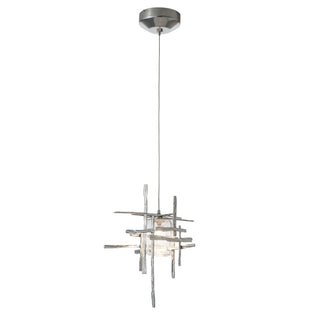 Tura Seeded Glass Low Voltage Mini Pendant Sterling / Seeded Clear Glass (II) / STANDARD