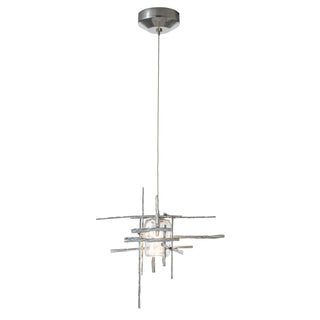 Tura Seeded Glass Low Voltage Mini Pendant Sterling / Seeded Clear Glass (II) / STANDARD