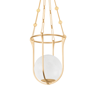 VERBANK LANTERN with VINTAGE GOLD LEAF Finish