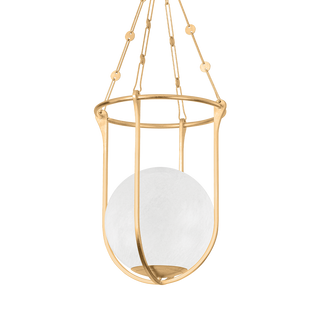 VERBANK LANTERN with VINTAGE GOLD LEAF Finish