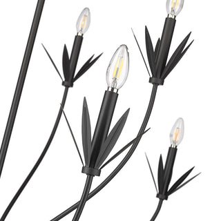 Primrose 8-Light Chandelier Ceiling Light Matte Black
