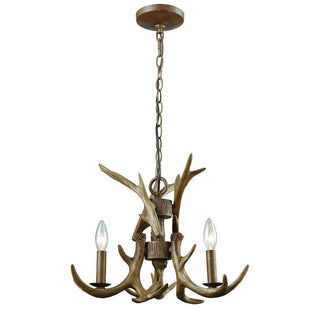 Elk 18" Wide 3-Light Chandelier